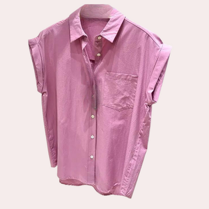 Dames Zomerjurk Blouse Mouwloos Lente Kleding