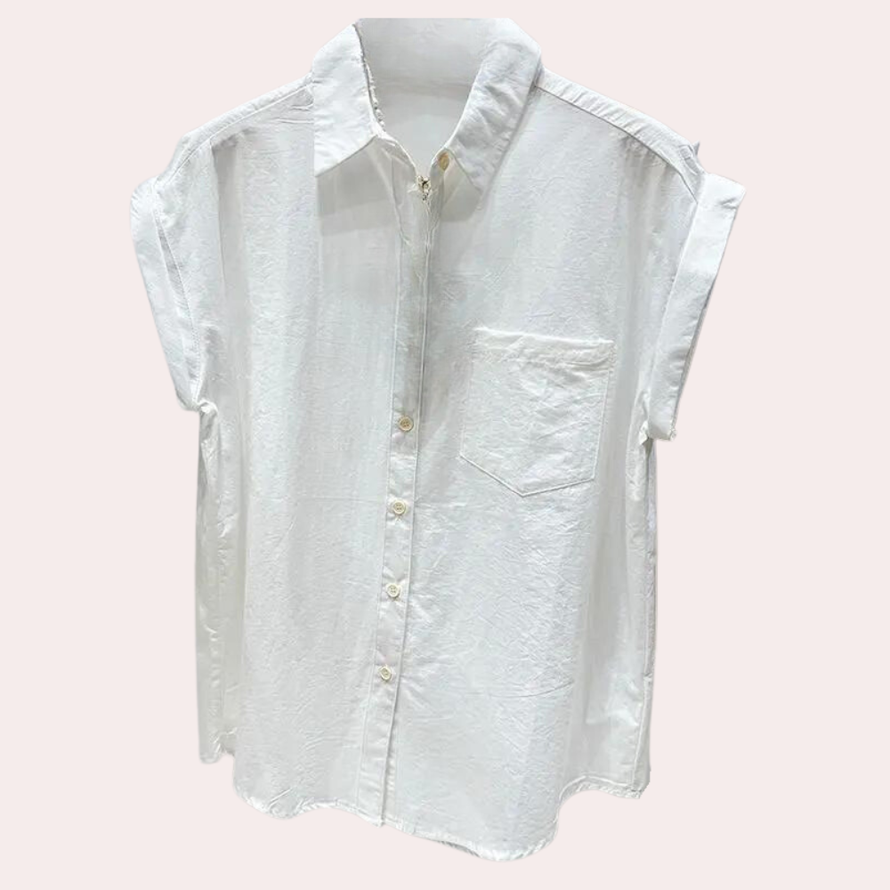 Dames Zomerjurk Blouse Mouwloos Lente Kleding