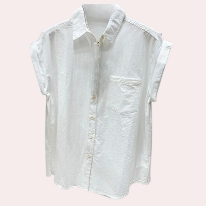 Dames Zomerjurk Blouse Mouwloos Lente Kleding