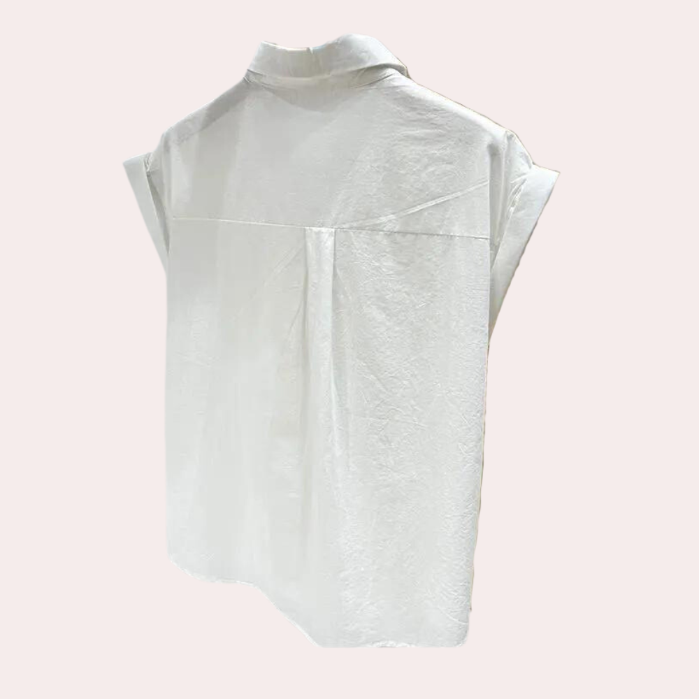 Dames Zomerjurk Blouse Mouwloos Lente Kleding