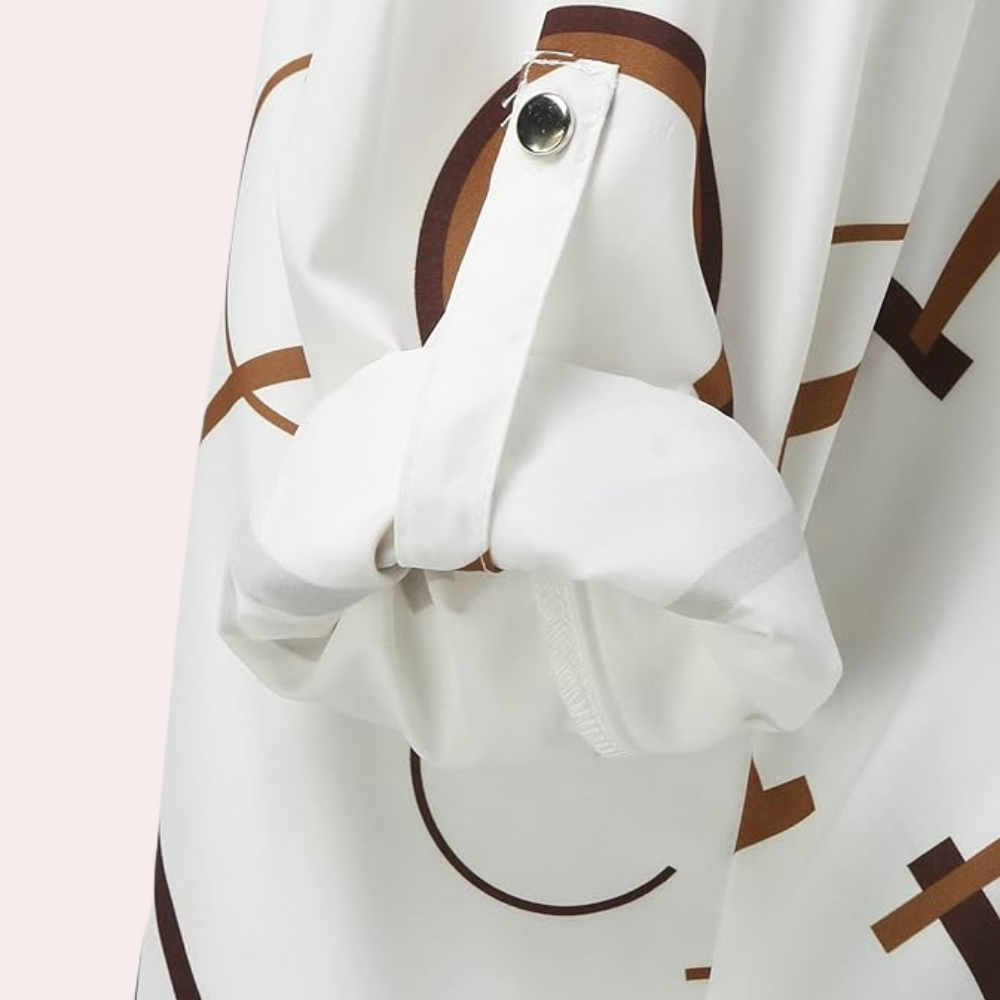 Dames Blouse Korte Mouwen met Leuke Grafische Print
