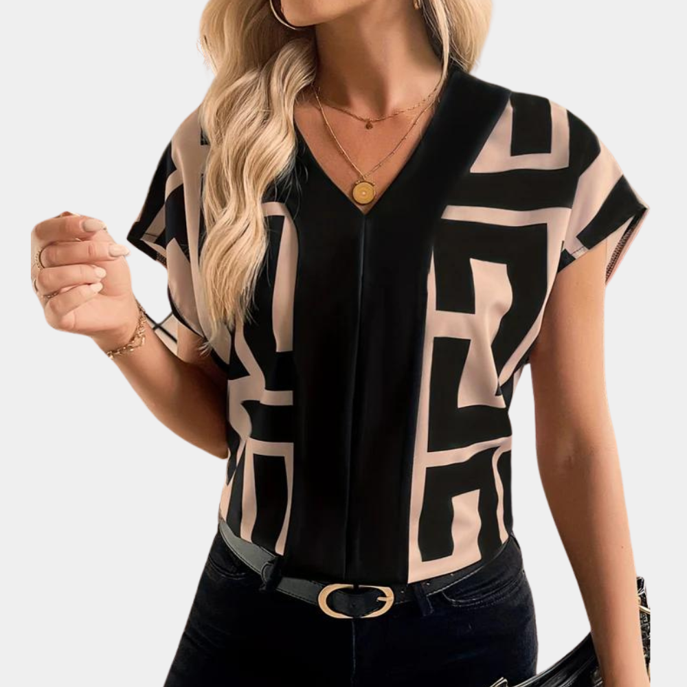Dames Top met Grafische Print Stijlvol Design - StudioMarella