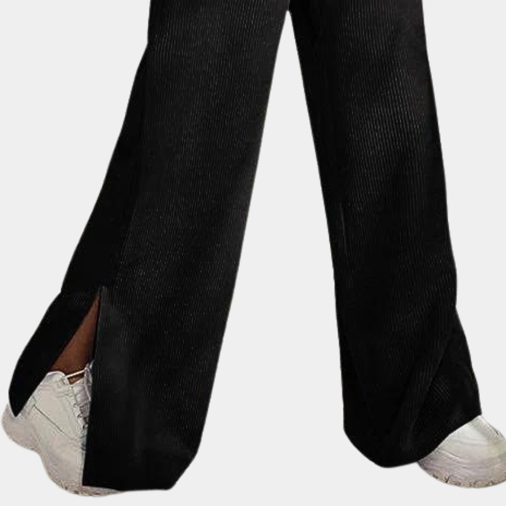 Dames Loungebroek Zacht Ribfluweel Comfortabele Joggingbroek