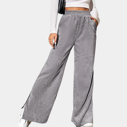 Dames Loungebroek Zacht Ribfluweel Comfortabele Joggingbroek