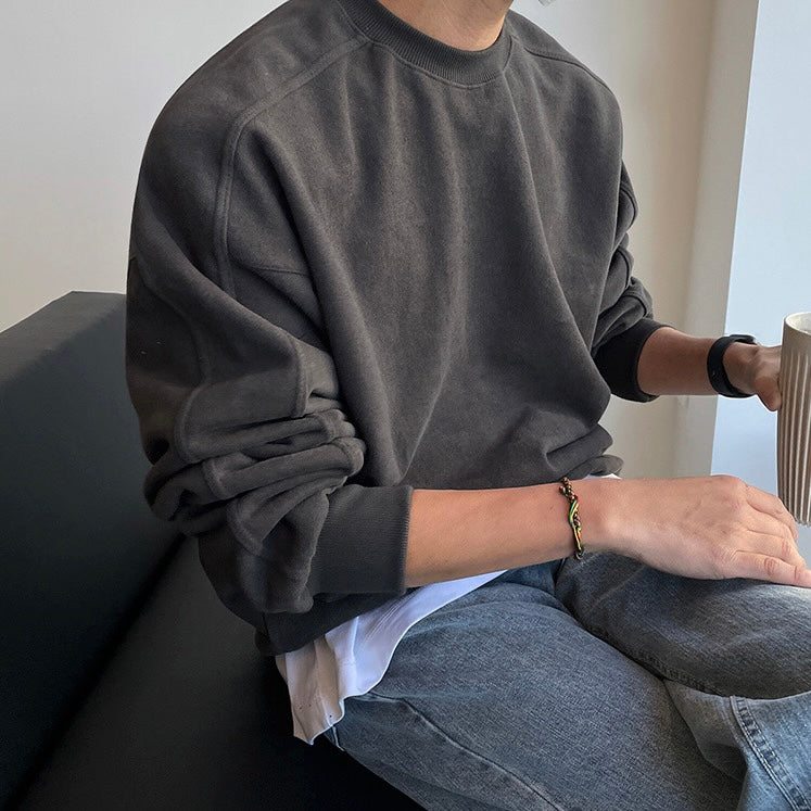 Heren Sweater Comfortabel Minimalistisch Casual Look