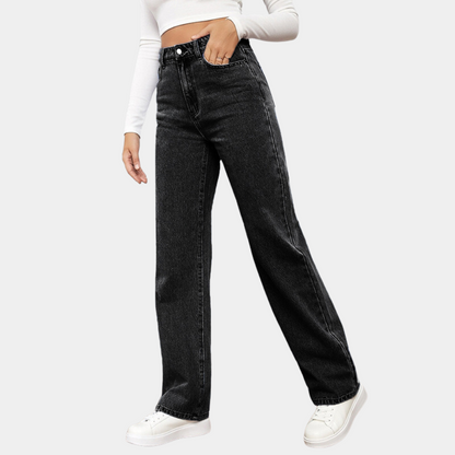 Mannen Jeans Comfortabele Losse Fit Casual Stijl