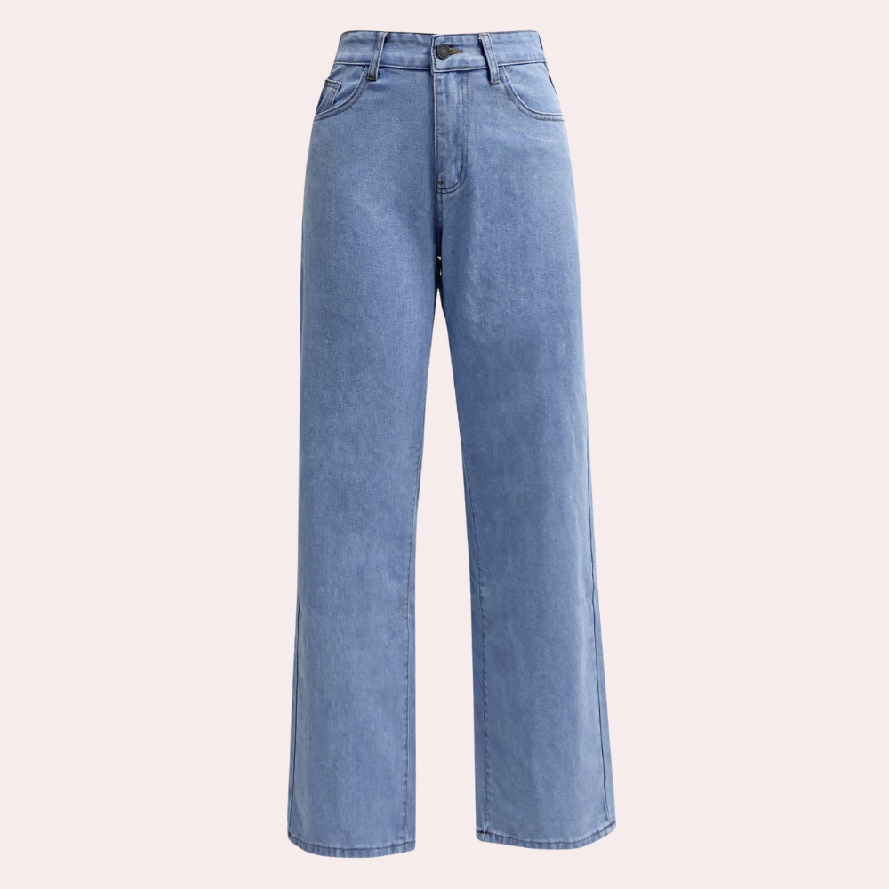 Dames Jeans Wide Leg Comfortabel Zomer Broek