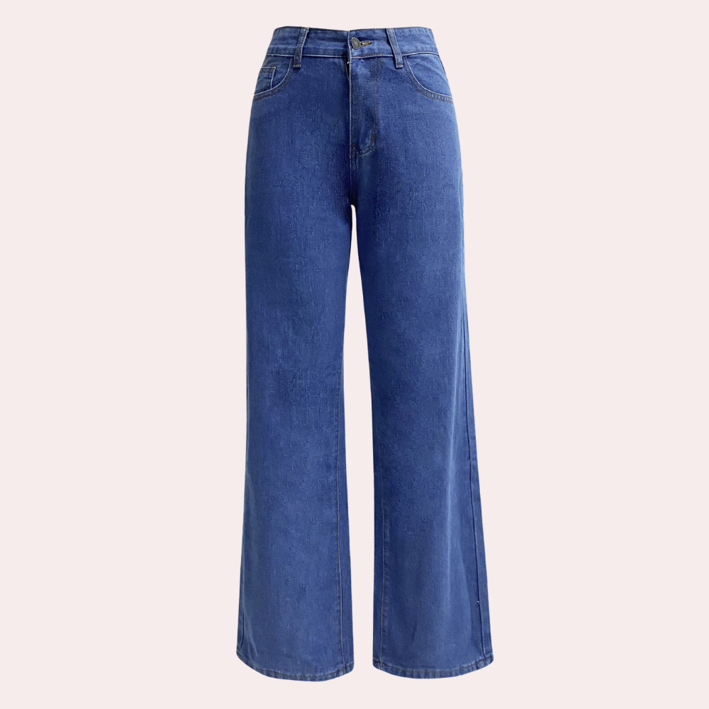 Dames Jeans Wide Leg Comfortabel Zomer Broek