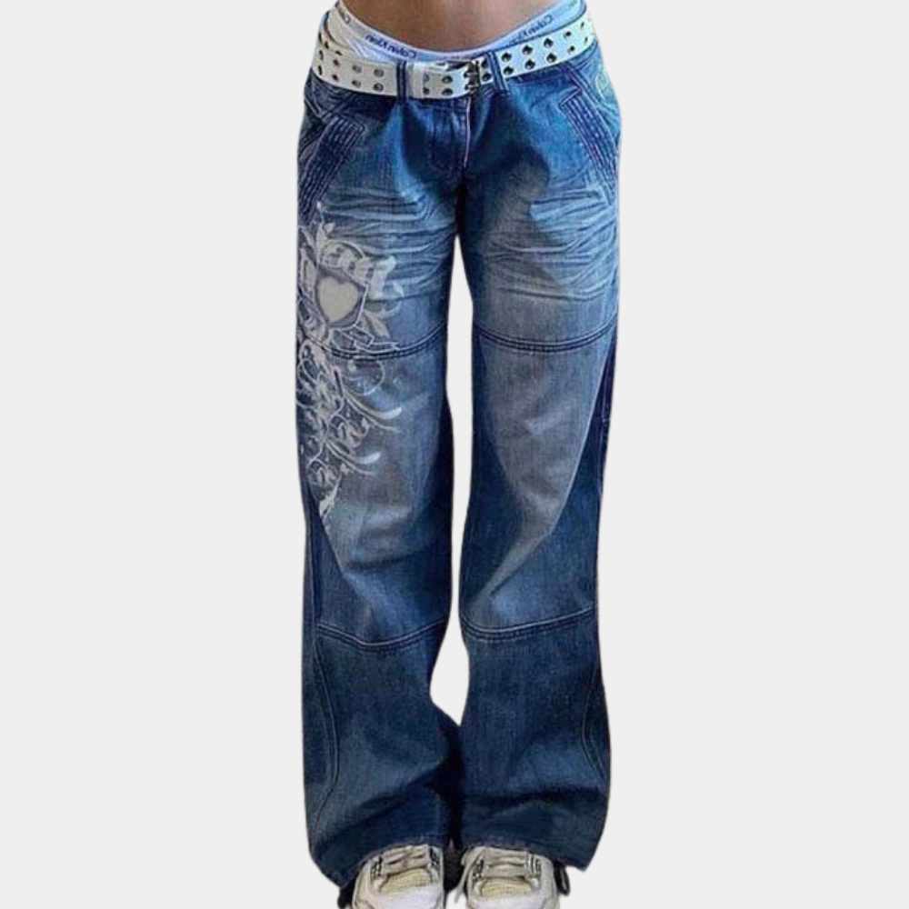 Dames Jeans Wide Leg Zomer Broek Comfortabel