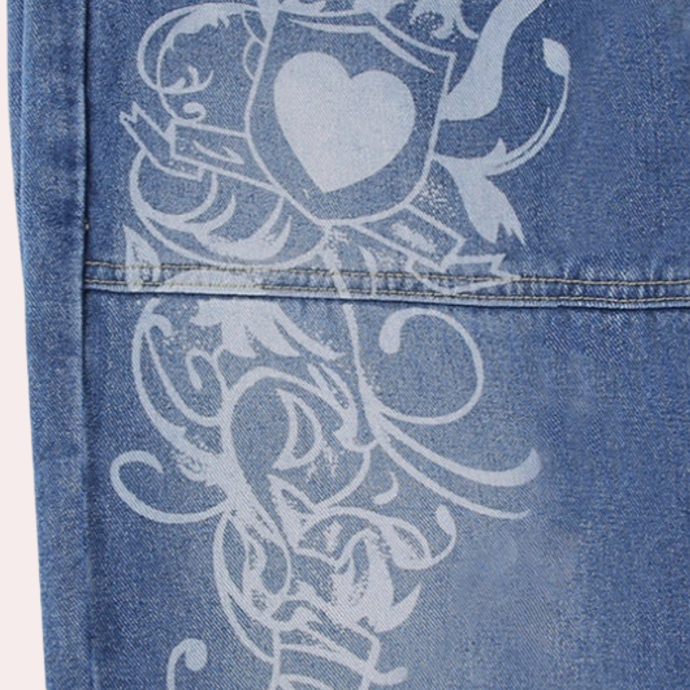 Dames Jeans Wide Leg Zomer Broek Comfortabel