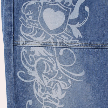 Dames Jeans Wide Leg Zomer Broek Comfortabel
