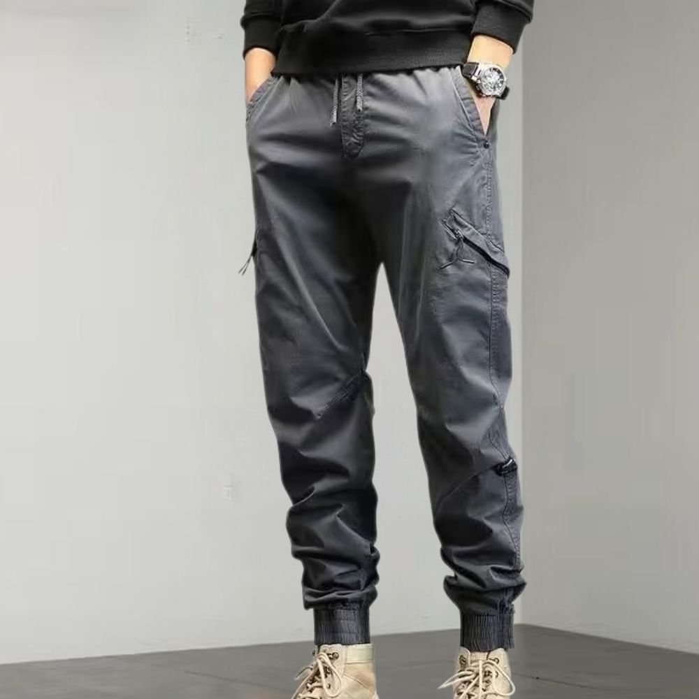 Tactical Broek Zwart Joggingstijl Cargo - StudioMarella