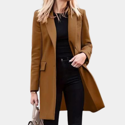Dames Trenchcoat Kort Waterdicht Modern - StudioMarella