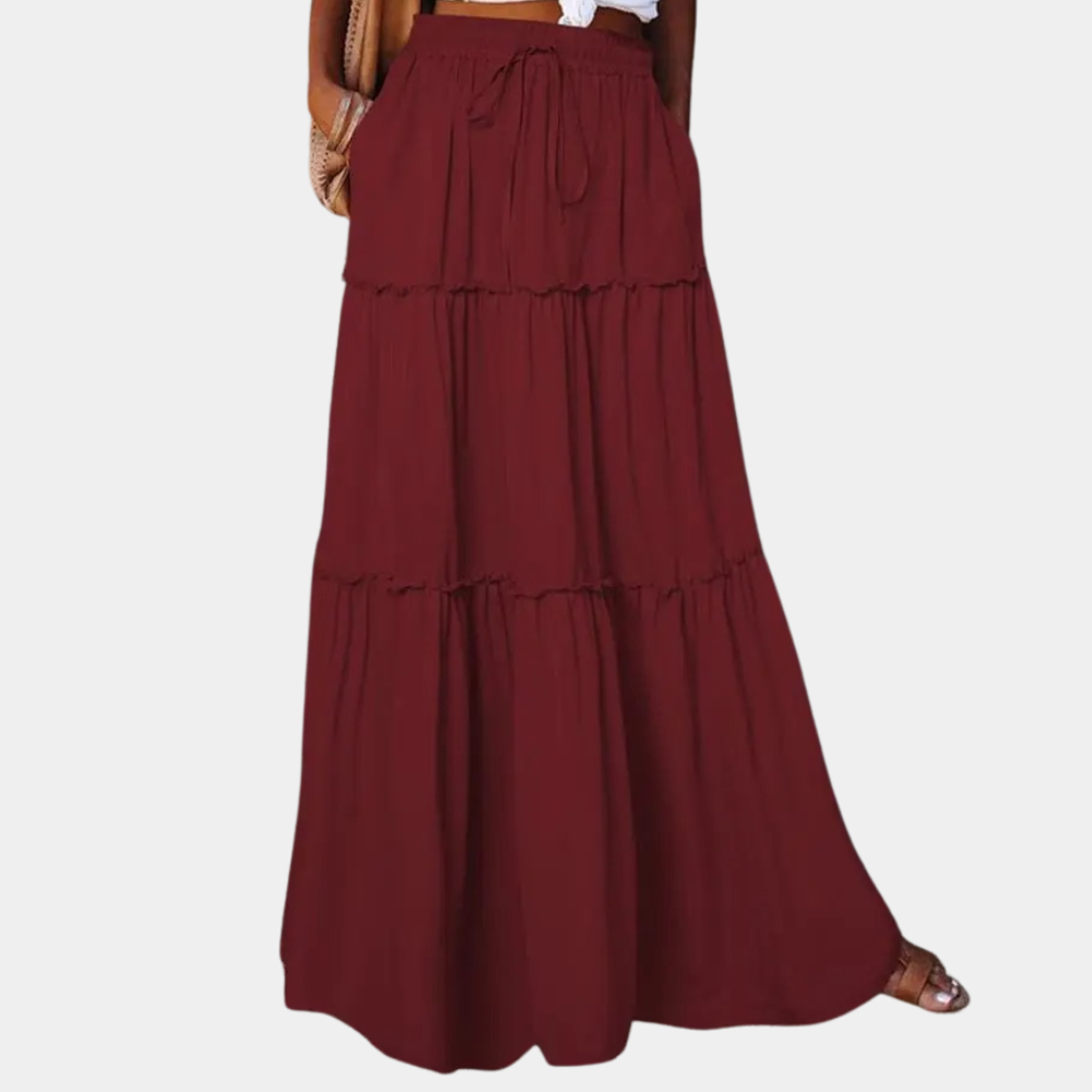 Zomerjurk Dames Lange Rok Boho Stijl Zacht