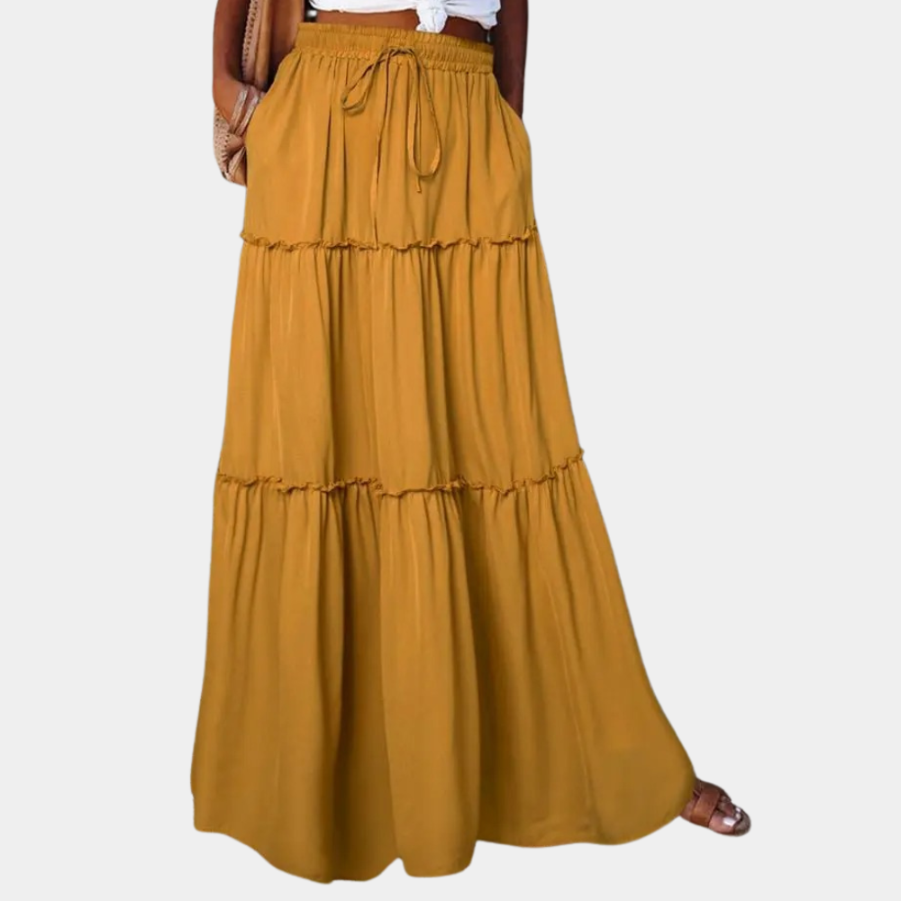 Zomerjurk Dames Lange Rok Boho Stijl Zacht