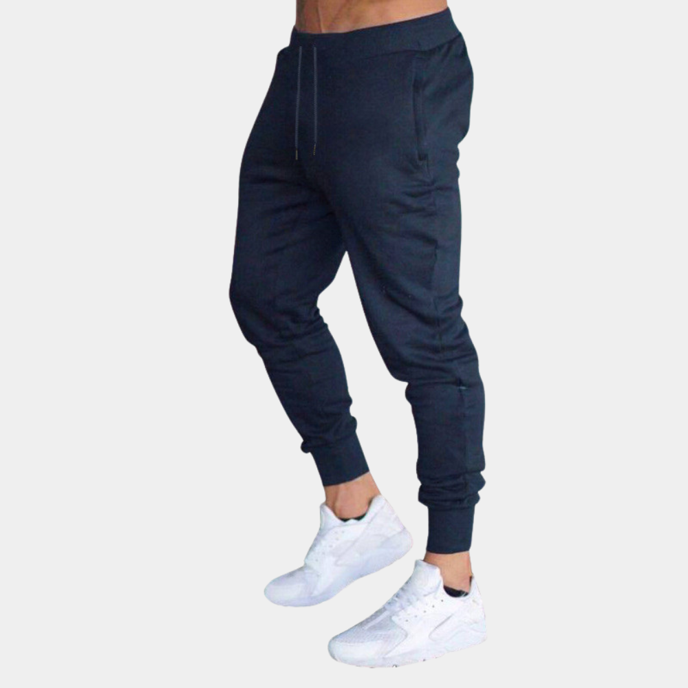 Heren Joggingbroek Zwart Slimfit Sportieve Stijl