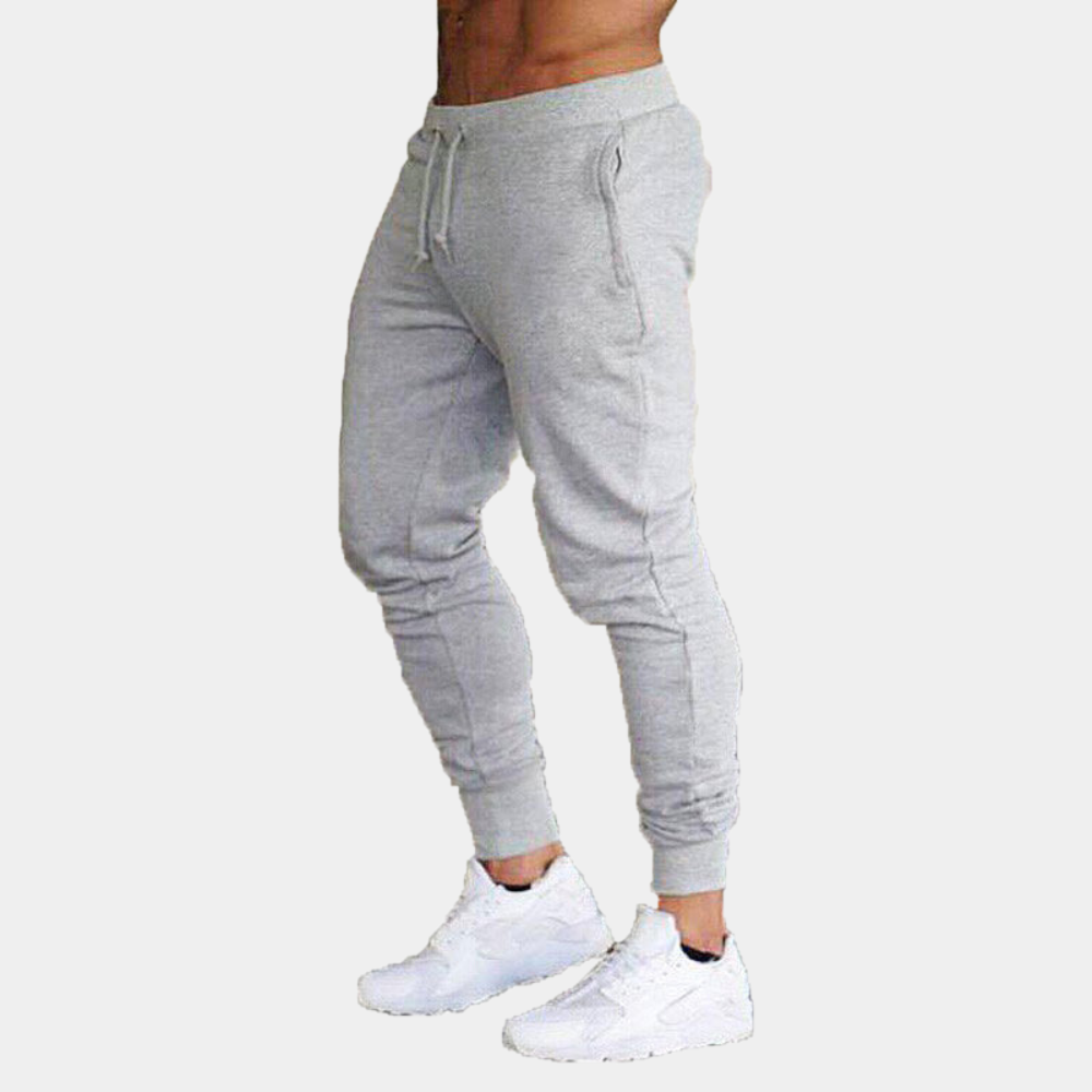 Heren Joggingbroek Zwart Slimfit Sportieve Stijl - StudioMarella