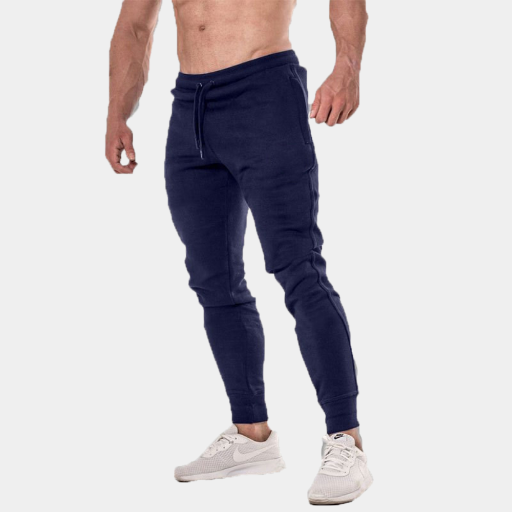 Heren Joggingbroek Zwart Slimfit Sportieve Stijl
