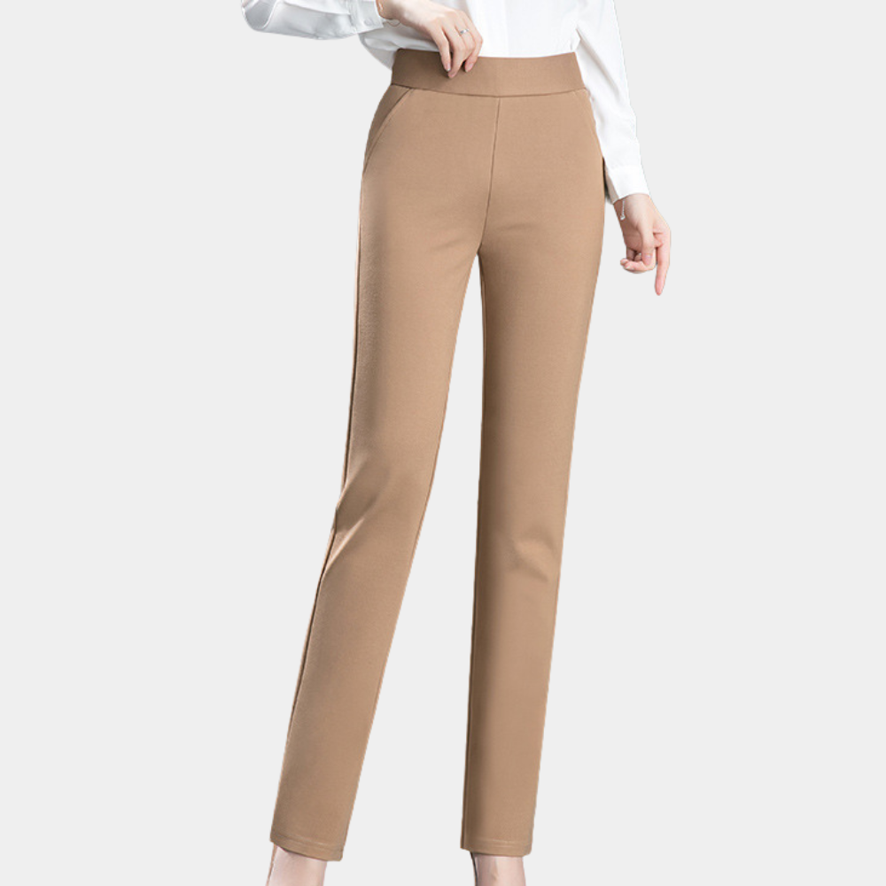 Dames Broek Zakelijke Stretch Pantalon Comfortabel