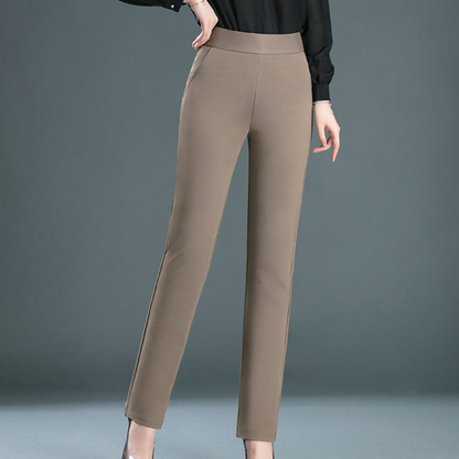 Dames Broek Zakelijke Stretch Pantalon Comfortabel