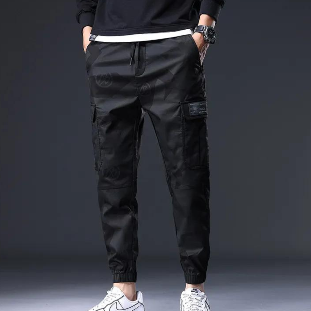 Cargobroek Heren Camouflage Jogger Camo Stylisch
