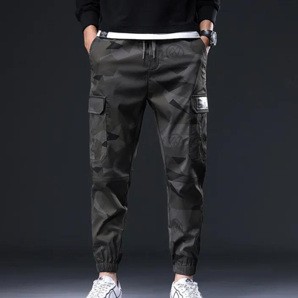 Cargobroek Heren Camouflage Jogger Camo Stylisch