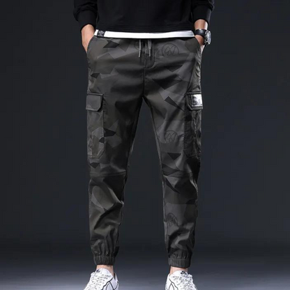 Cargobroek Heren Camouflage Jogger Camo Stylisch