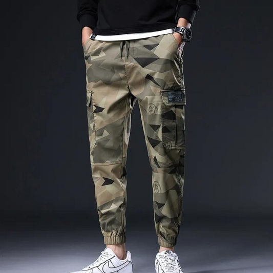 Cargobroek Heren Camouflage Jogger Camo Stylisch - StudioMarella