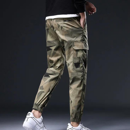 Cargobroek Heren Camouflage Jogger Camo Stylisch