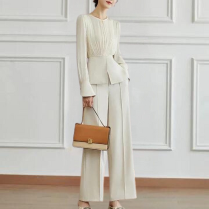 Damesset 2-delig Elegante Jurk Broek Moderne Stijl