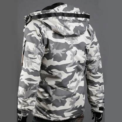 Heren Parka Warm Camouflage Winterjas Dik Isolatie