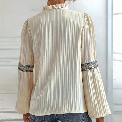 Vrouwelijke Blouse Bloemenprint Boho Stijl