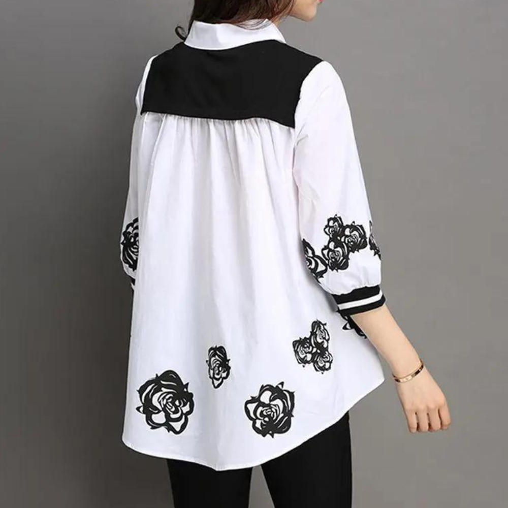Dames Blouse Tweedelig Stijlvol Elegant Ursula Stijl