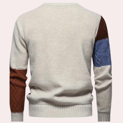 Heren Trui Gebreide Ronde Hals Slim Fit Winter