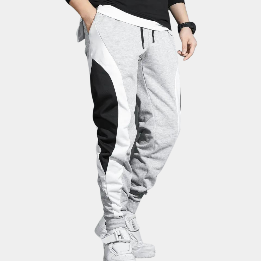 Heren Joggingbroek Comfortabel met Streepontwerp Zacht Stof
