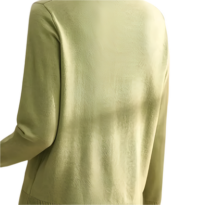 Gebreide Trui met Contrasterende Kraag en Elegant Design