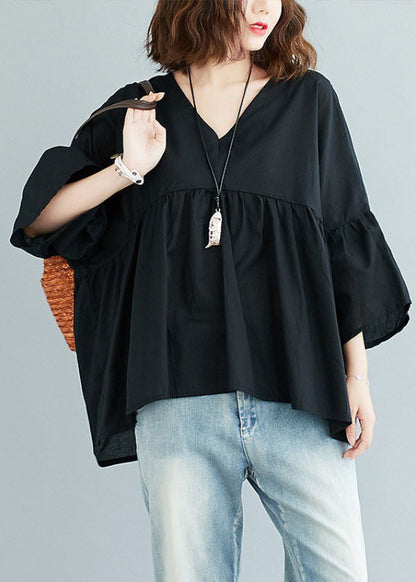 Dames Blouse Met Bel Mouwen Elegant