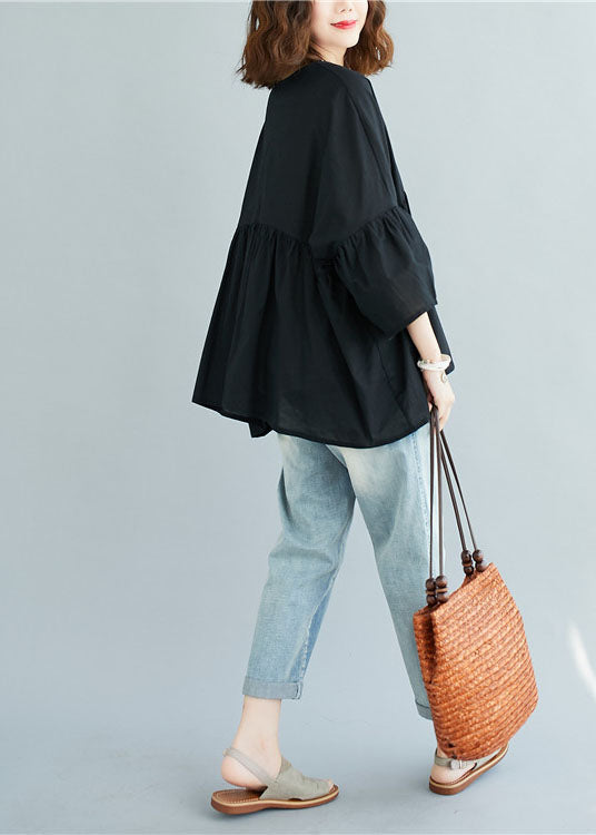 Dames Blouse Met Bel Mouwen Elegant