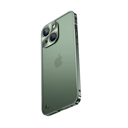 Aluminium Telefoonhoesje Met Polycarbonaatrug en Klickvergrendeling Voor iPhone