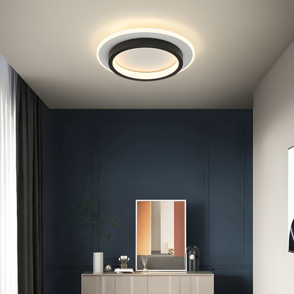 Plafondlamp Rond LED Modern Halo Design Metaal Acryl Flush Mount