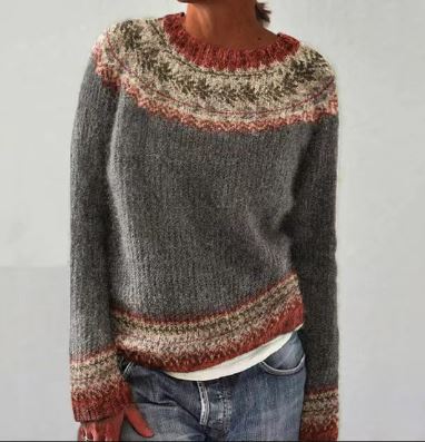 Dames Wintertrui Warm Vintage Stijl - StudioMarella