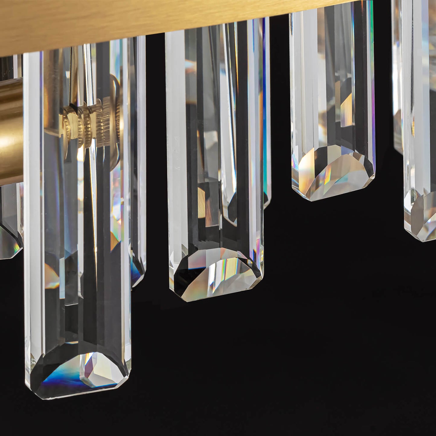 Kristallen Kroonluchter Rond Goud K9 Crystal 12-20 Lichts Luxe Plafondlamp