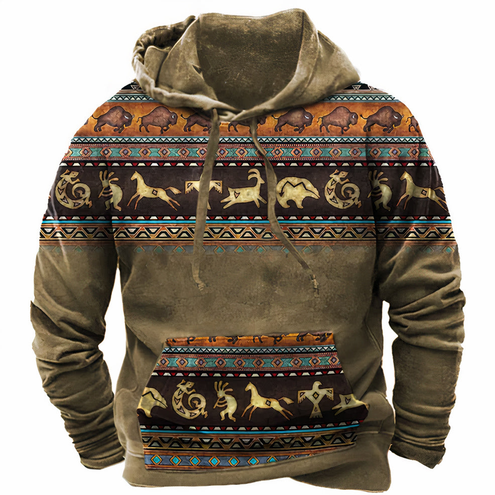 Unisex Retro Hoodie Vintage Stijl Charlie Look