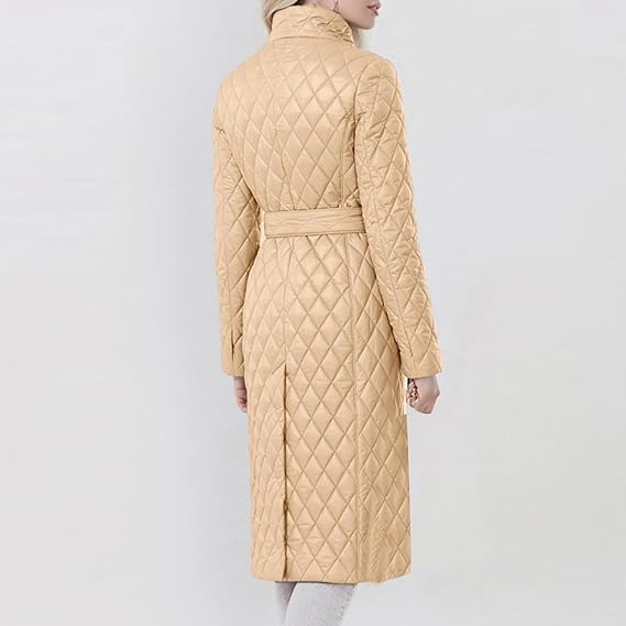 Dames Jas Lange Gewatteerd Warmte Winterjas