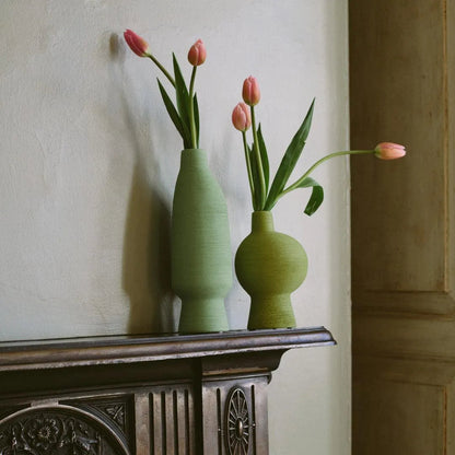 Keramische Vaas Groen Organisch Vorm Matcha Olijf Limoen 20cm 30cm 40cm Decoratie