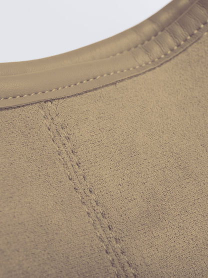 Vegan Leren Tote Tas Halfrond Stijlvol en Duurzaam
