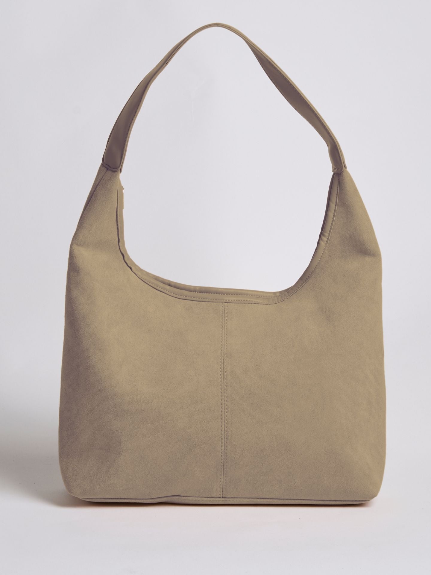 Halfronde Leren Tote Tas Vegan en Duurzaam