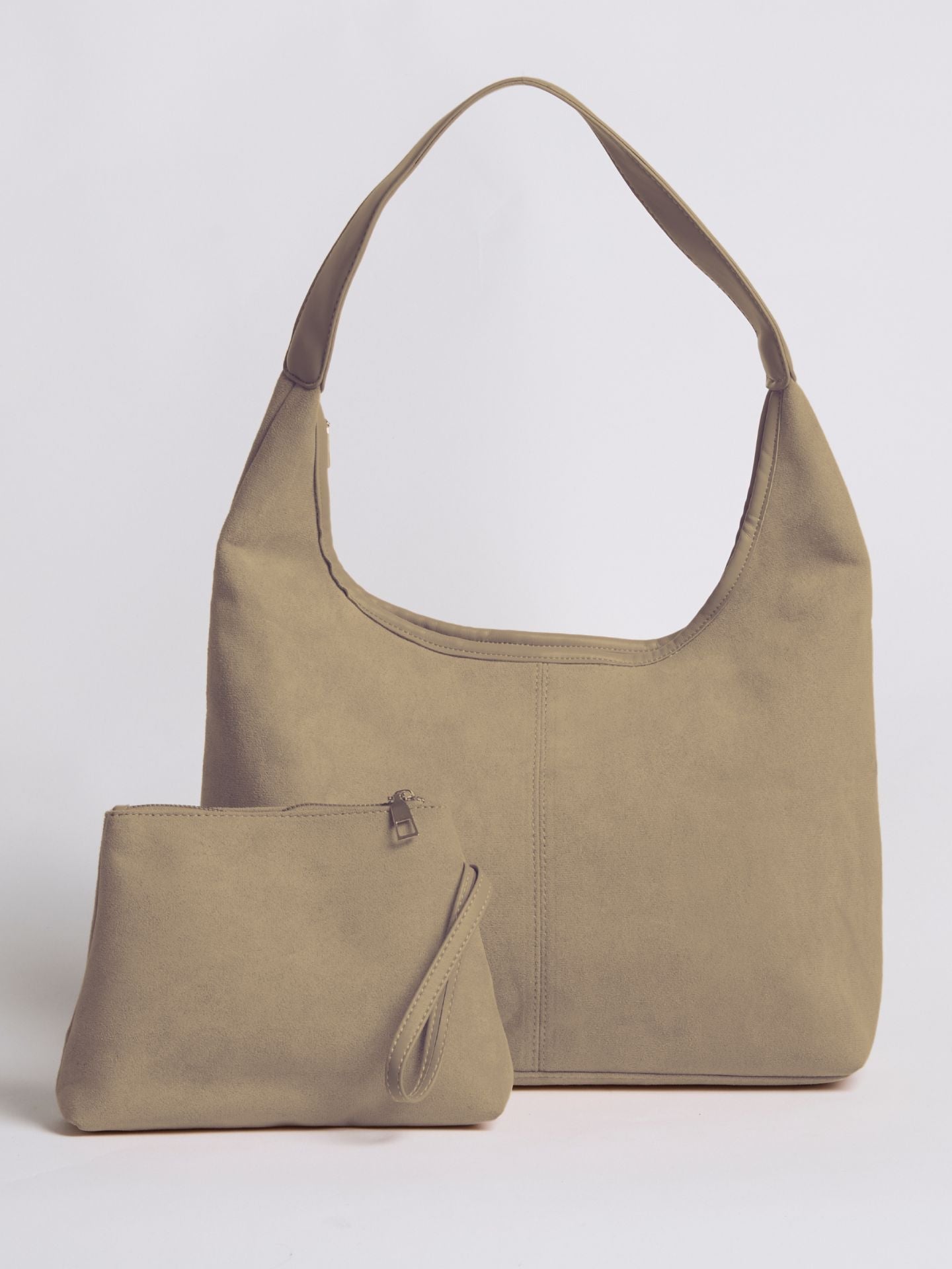 Halfronde Leren Tote Tas Vegan en Duurzaam