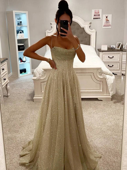 Avondjurk Satijn Open Rug Elegante Gala Jurk