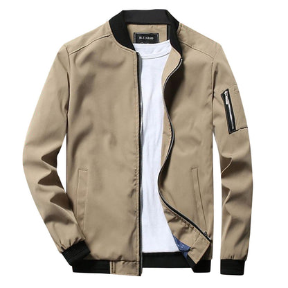 Heren Jasje Slim Fit Stijlvol Zwart Design